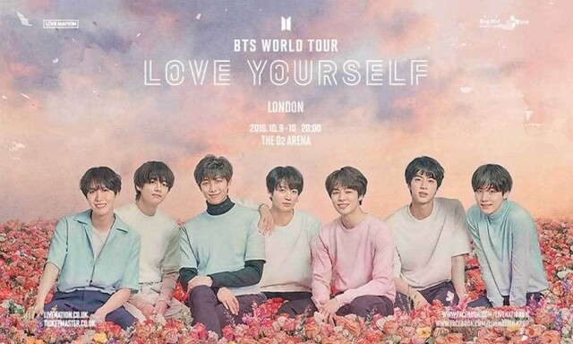  BTS Love Yourself Speak Yourself London Poster