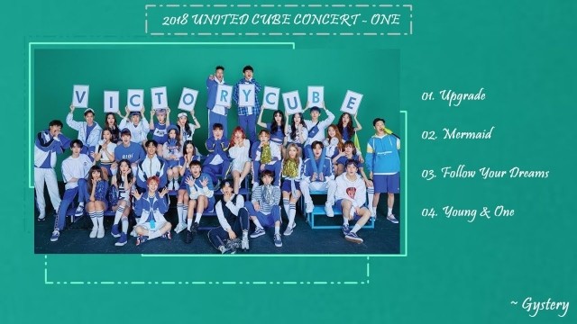  2018 United Cube One Concert Poster