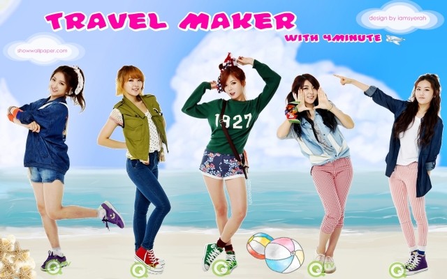  4minute's Travel Maker Poster