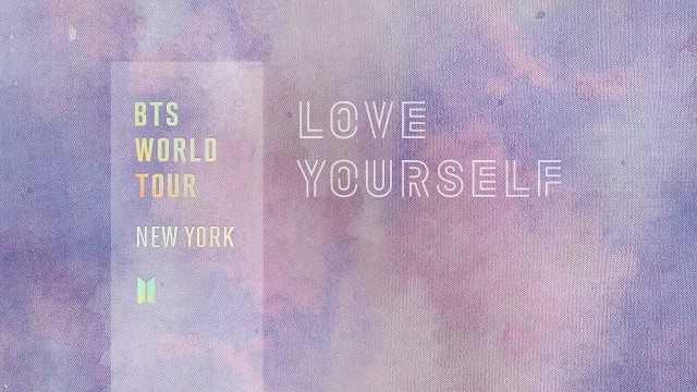  BTS WORLD TOUR ‘LOVE YOURSELF’ EUROPE Poster