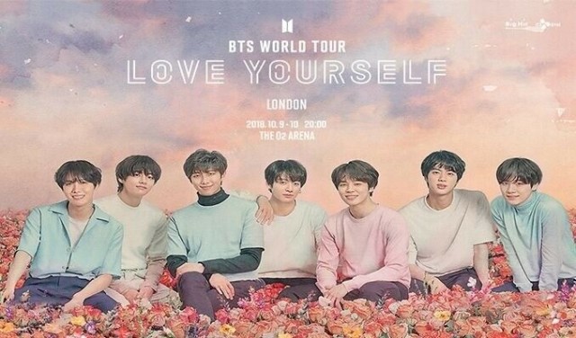  BTS WORLD TOUR LOVE YOURSELF: WEMBLEY Poster